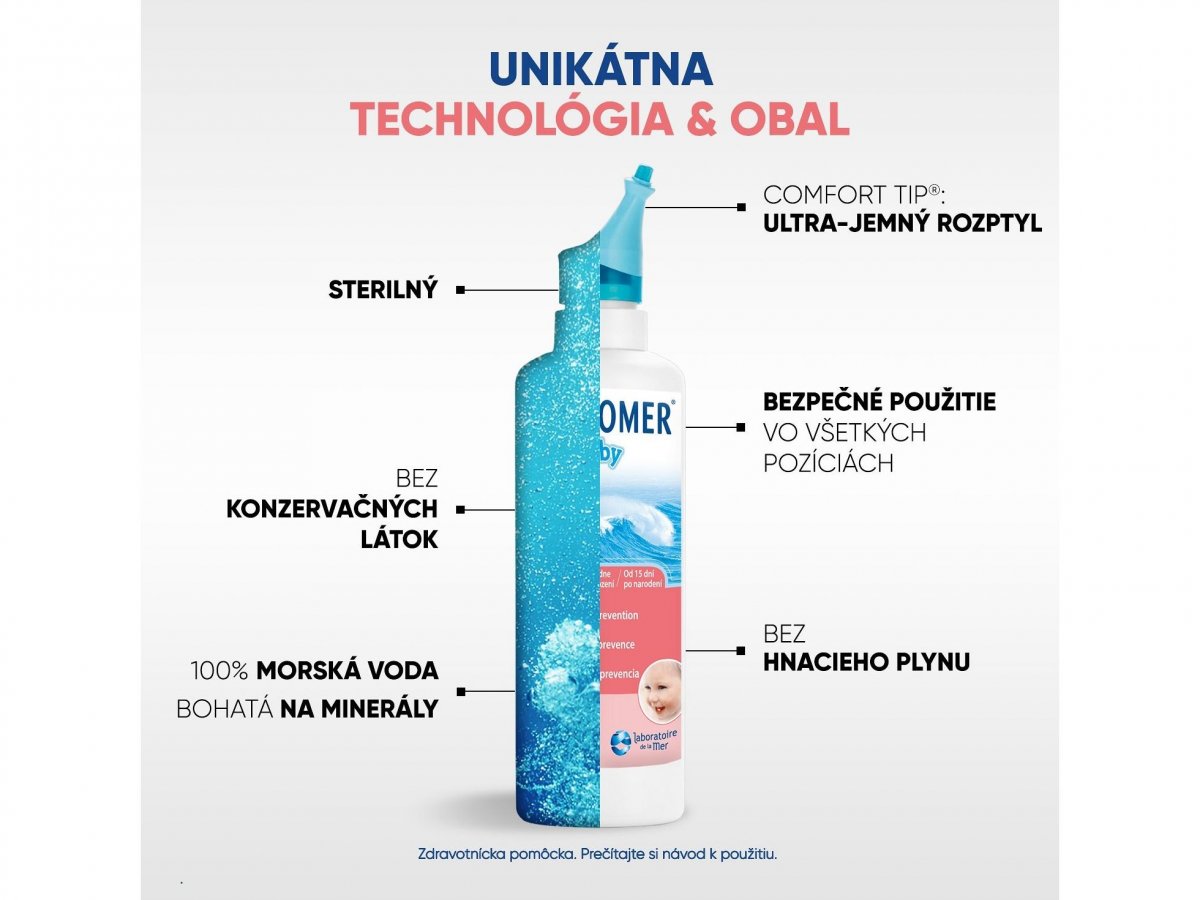 Zloženie zo 100 % morskej vody