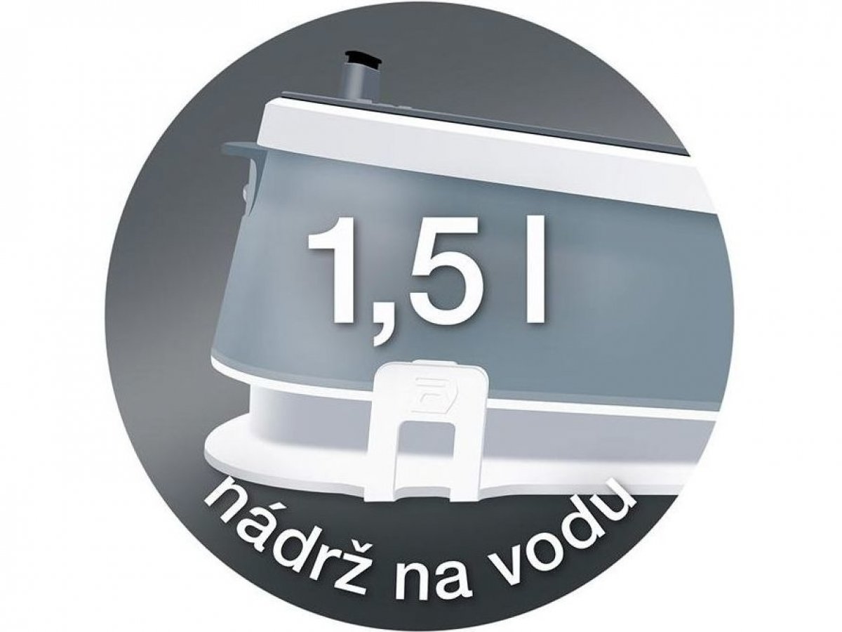 Objemná 1,5l fixná nádržka na vodu