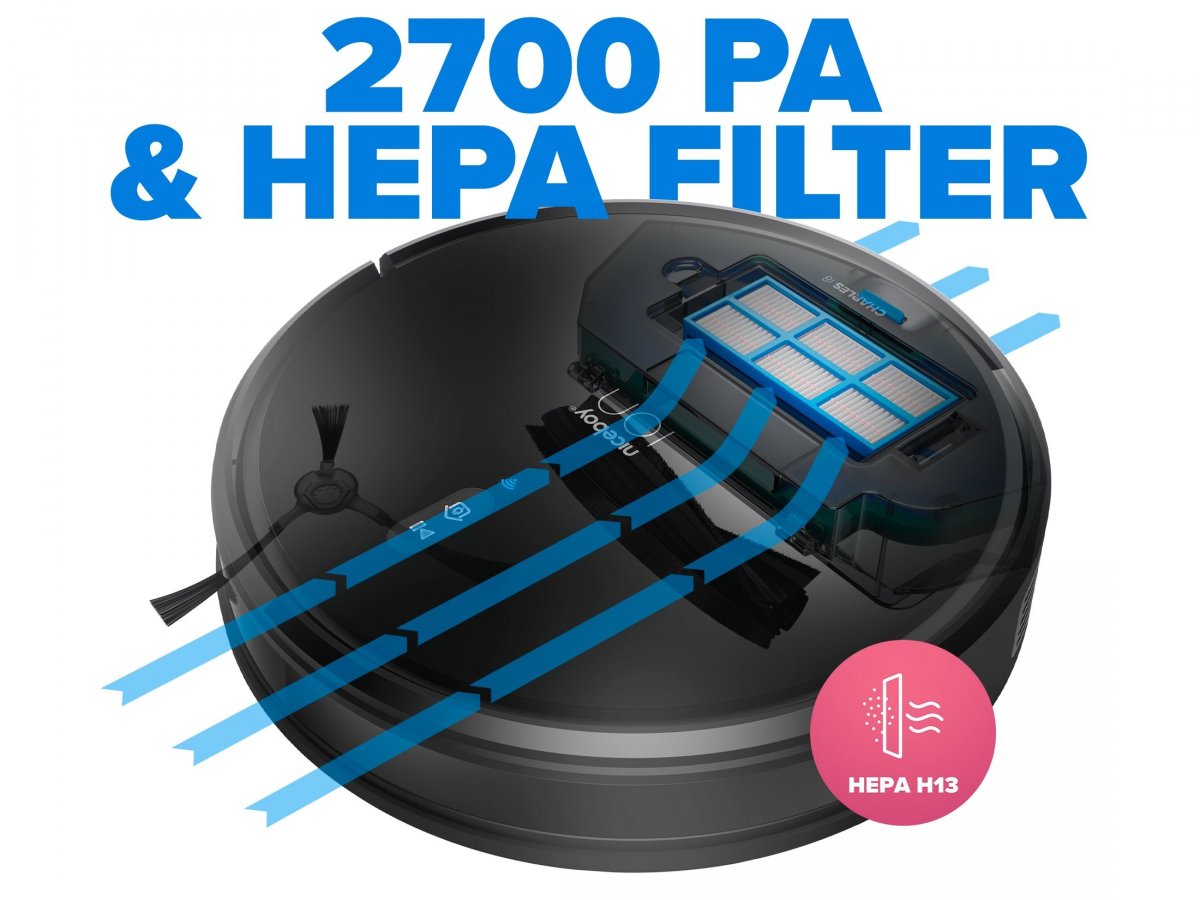 Vysoký výkon a HEPA filter