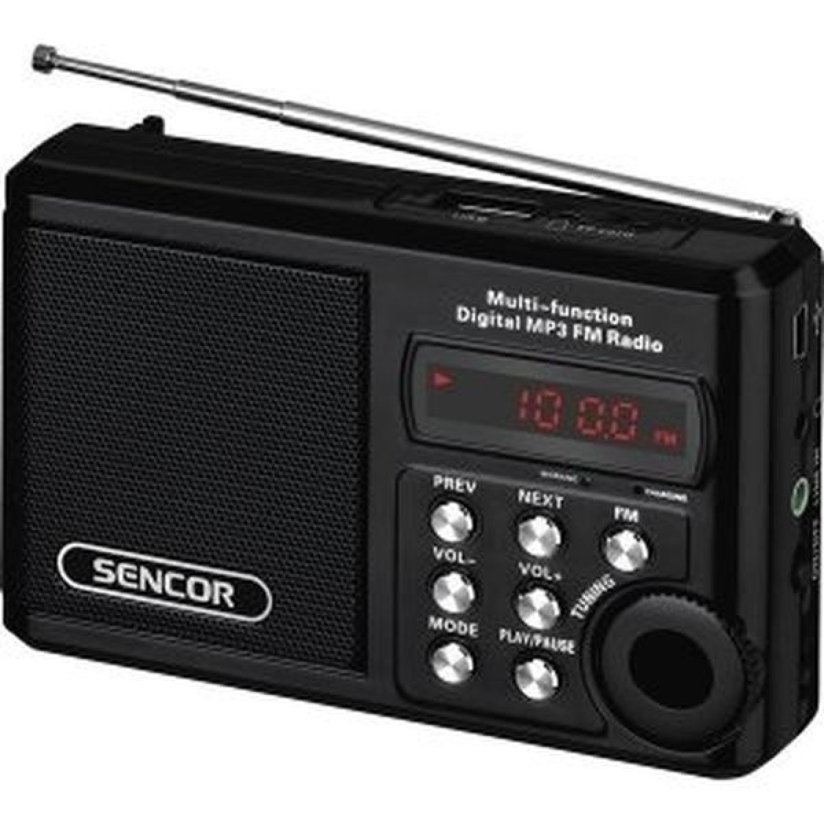 Ponúka FM rádio aj MP3