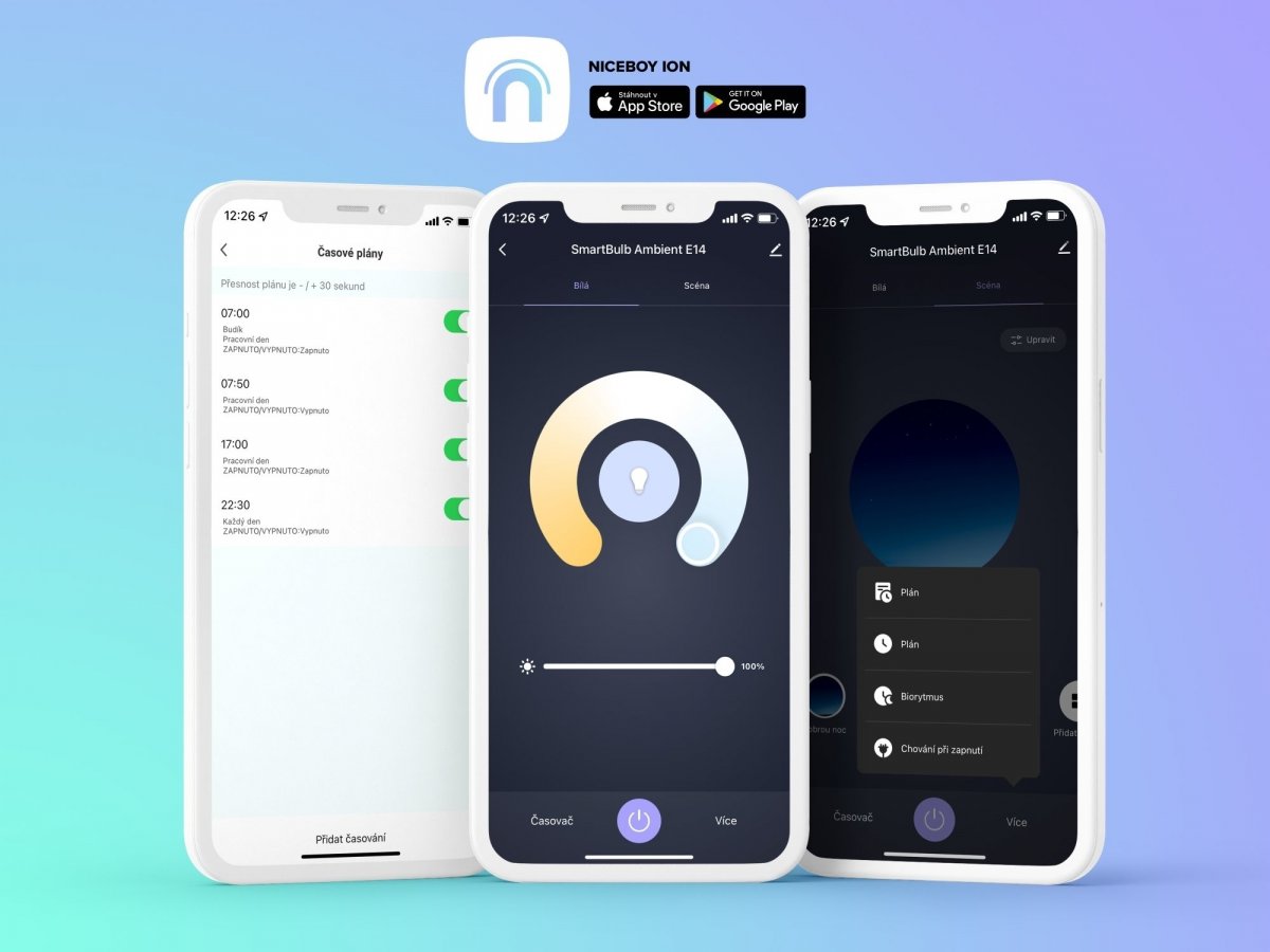 Cez mobilnú aplikáciu Niceboy ION ovládate svetlá aj celú domácnosť