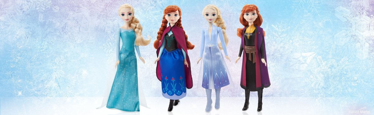 Disney Frozen Elsa vo fialových šatách