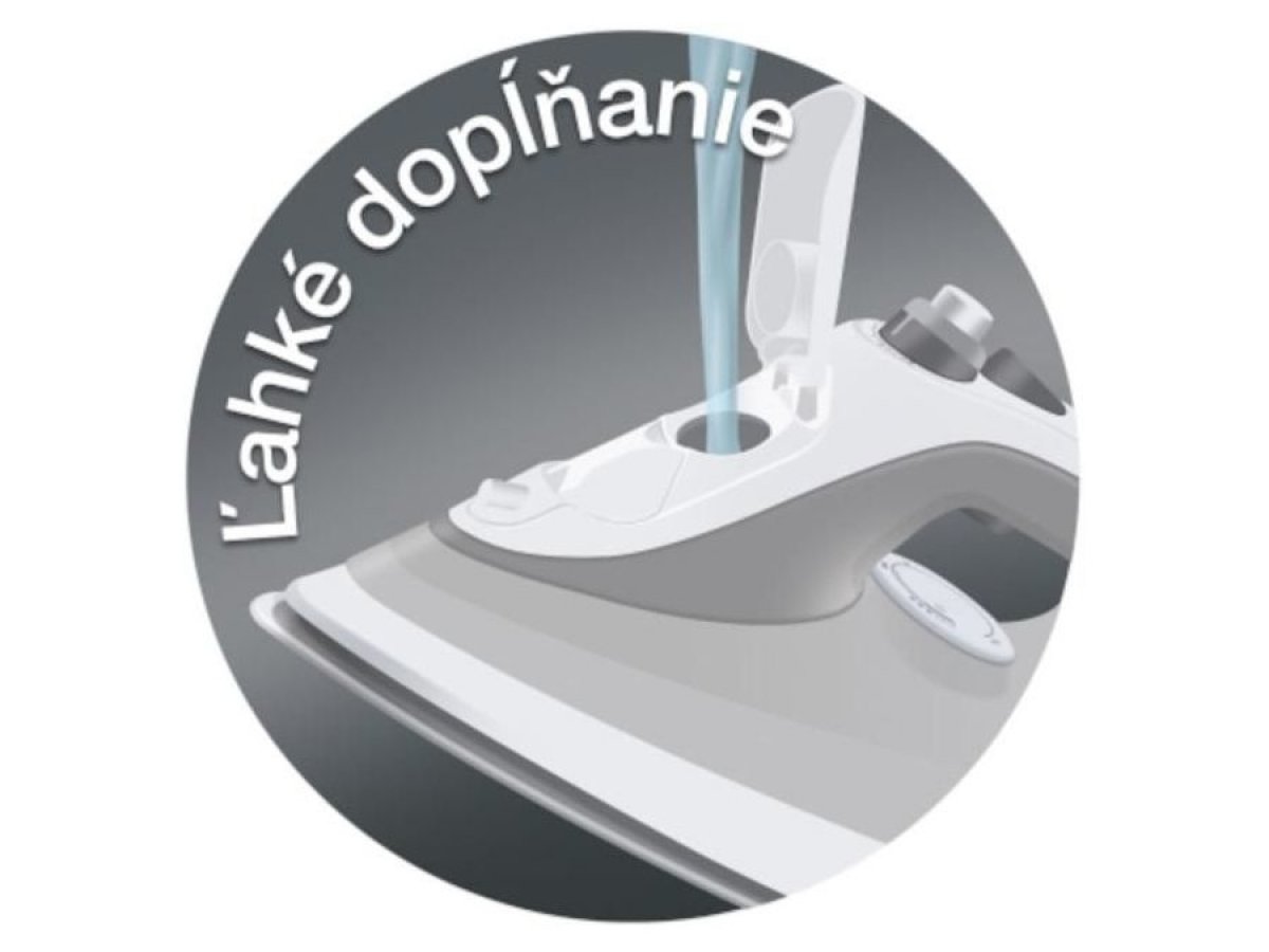 Veľká nádržka a jednoduché doplnenie vody