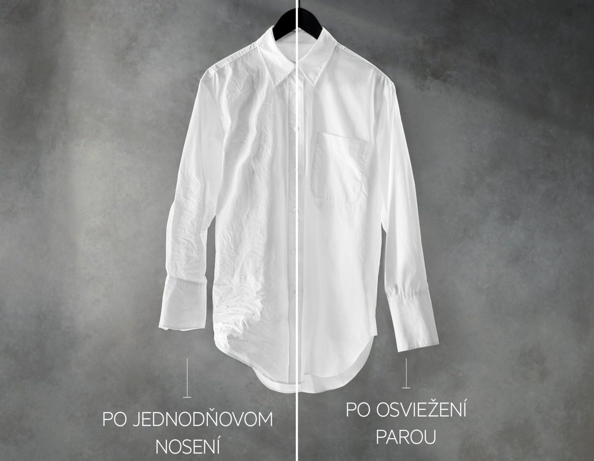 Svieže odevy bez pokrčenia