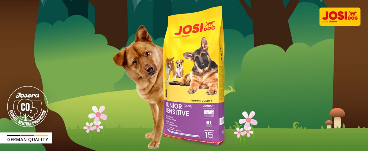 JosiDog Junior Sensitive 15 kg