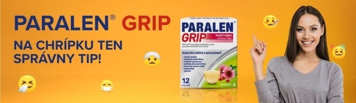 PARALEN GRIP HORÚCI NÁPOJ ECHINACEA A ŠÍPKY POR 500MG/10MG POR GRA SOL SCC 12