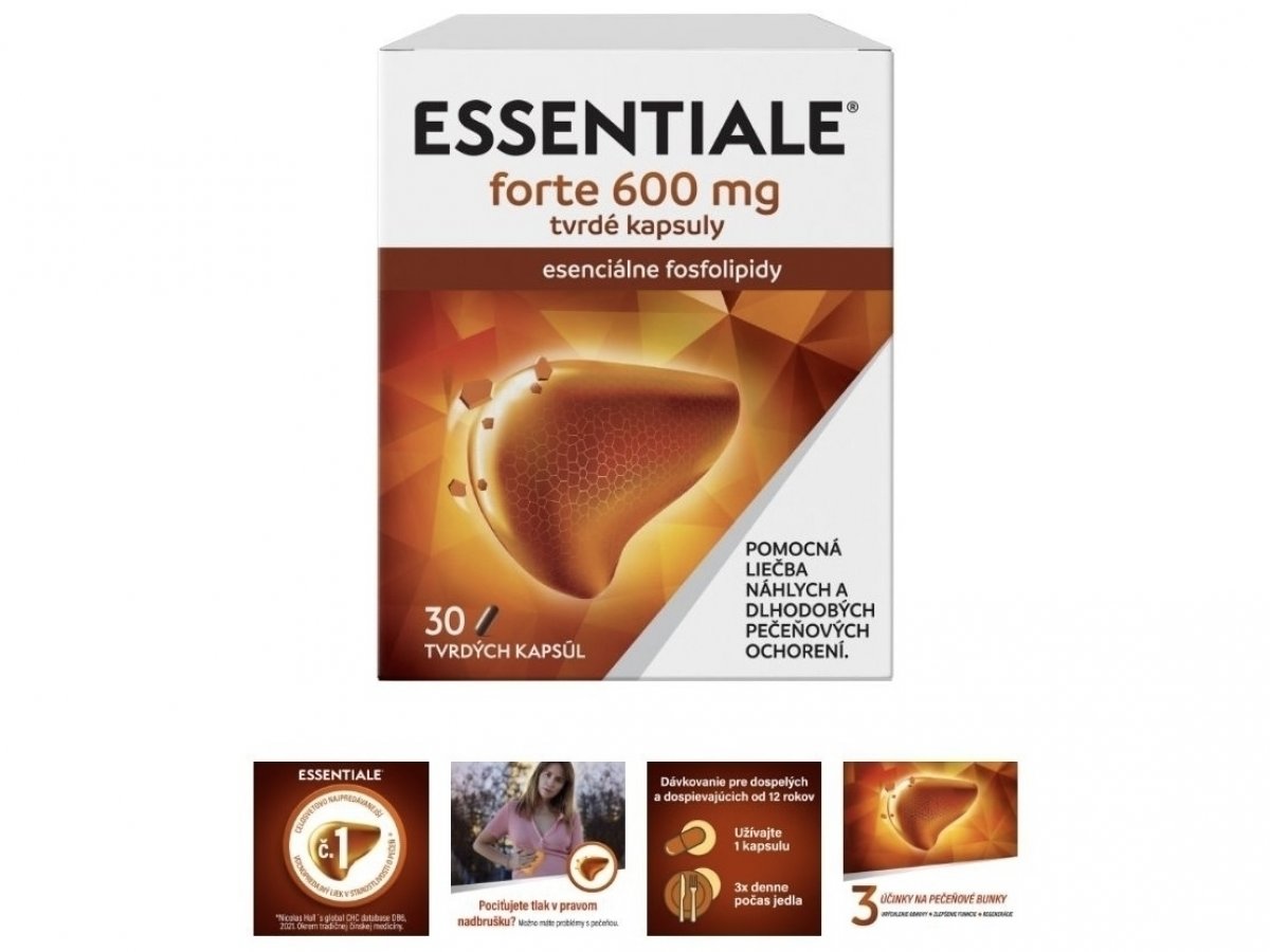 Zloženie lieku Essentiale forte kapsuly 600 mg