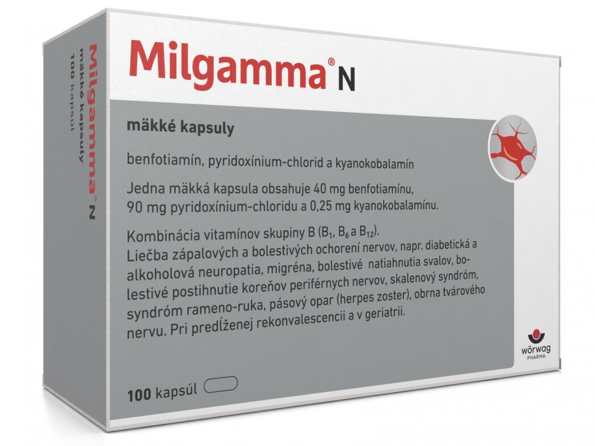 Ako užívať liek Milgamma N cps?