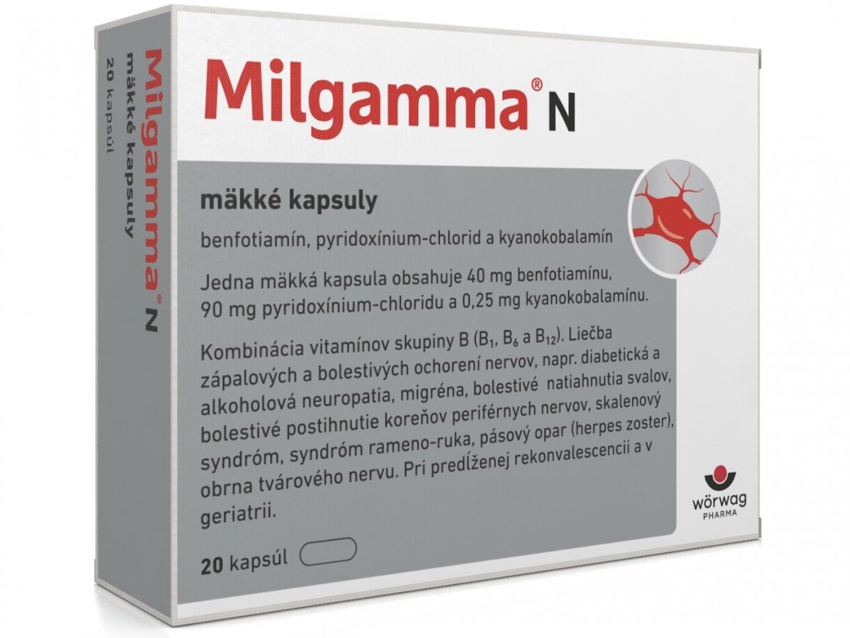 Ako užívať liek Milgamma N cps?