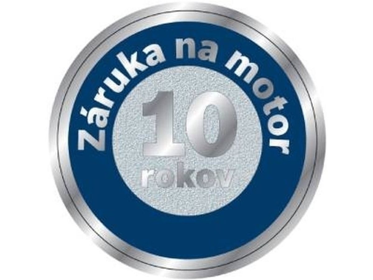 Energeticky úsporný a tichý motor s 10-ročnou zárukou