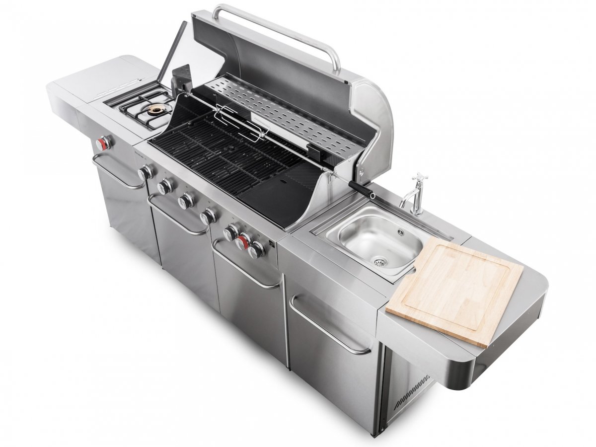 Hlavné prednosti plynového grilu G21 Nevada BBQ