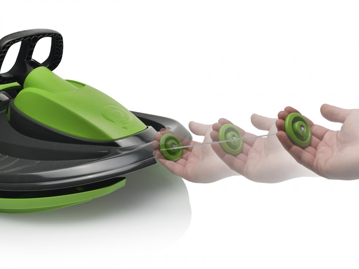 Samonavíjacie lano a mäkká rukoväť