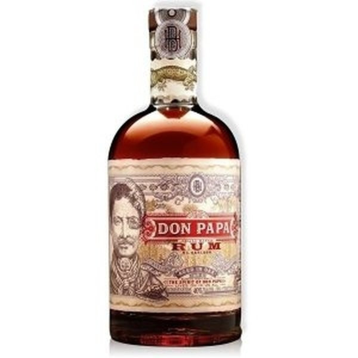 Don Papa 7 YO Single Island Rum 0.7L (40% Vol.) with GB