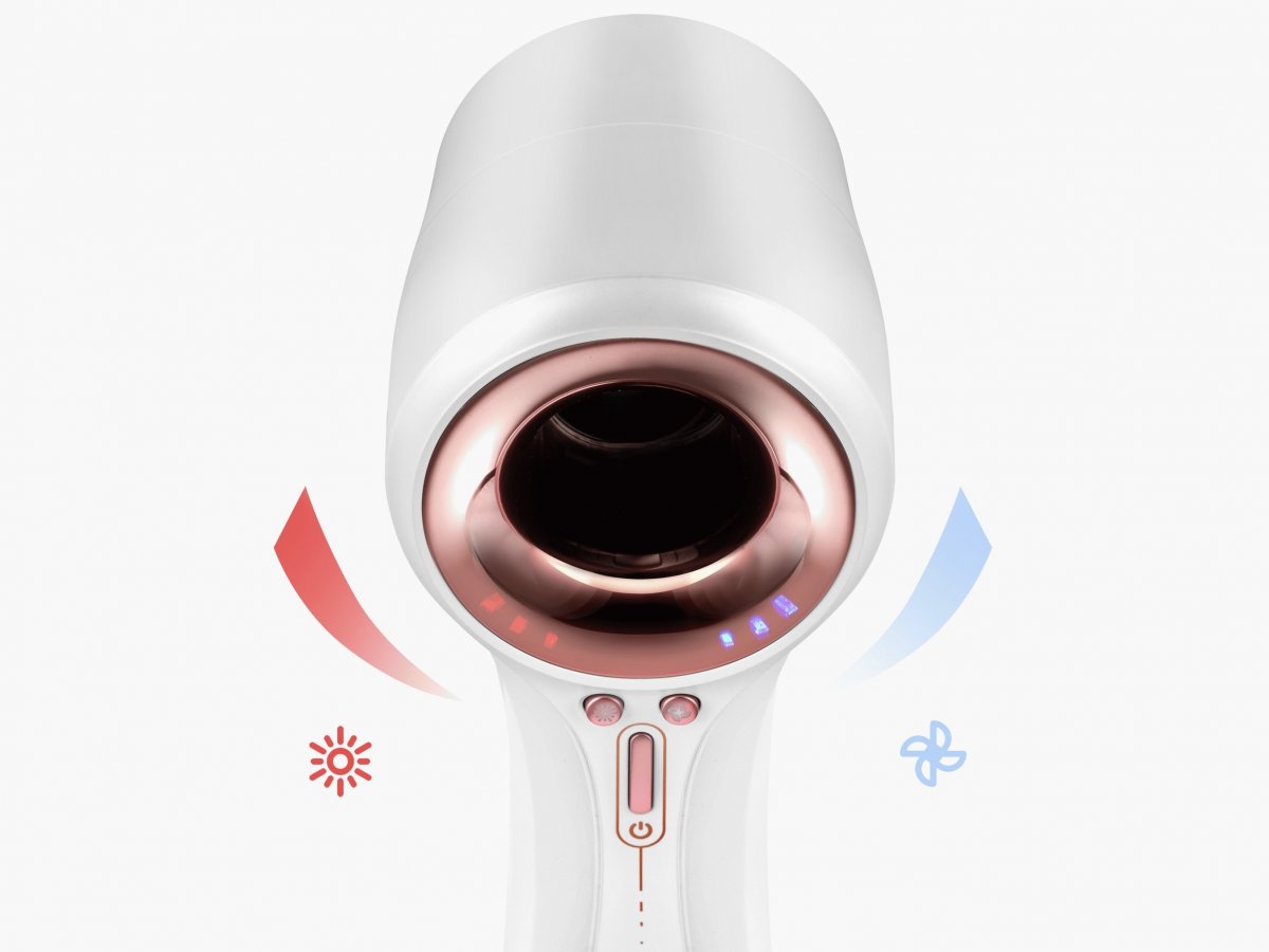 Nastavenie rýchlosti a teploty pár dotykmi