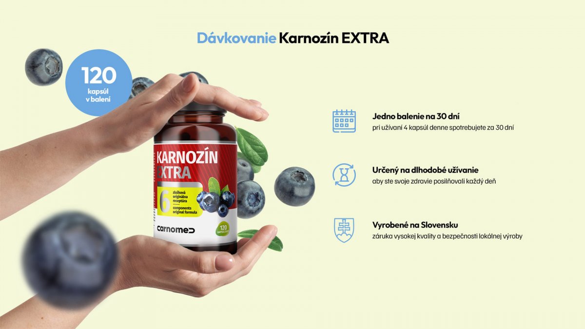 Prečo si vybrať Karnozín EXTRA:
