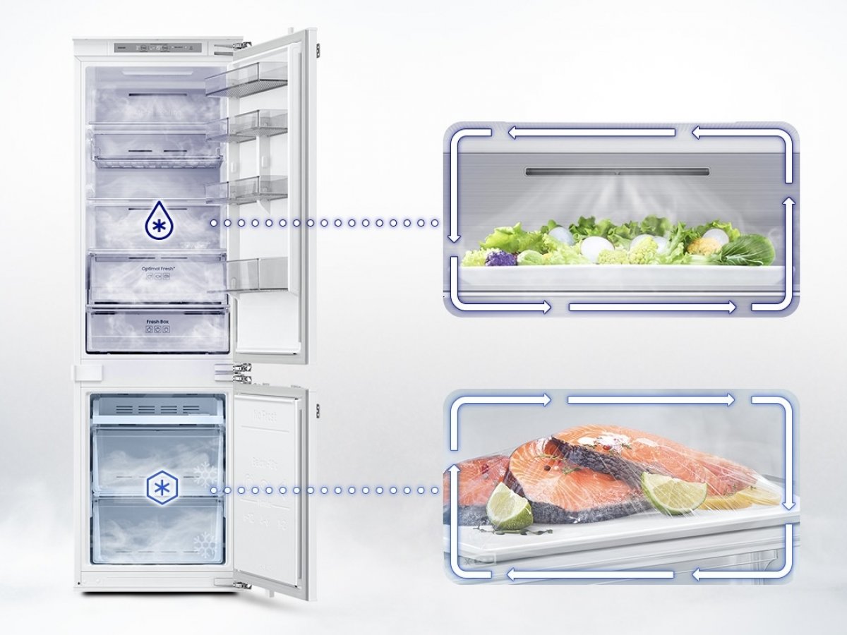 Nezávislé chladenie s optimálnou vlhkosťou