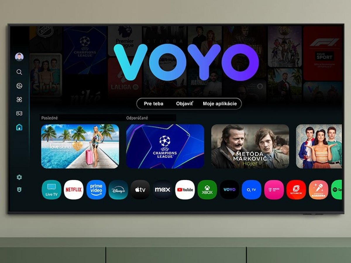 Sledovanie stoviek filmov a televíznych programov na jednej obrazovke