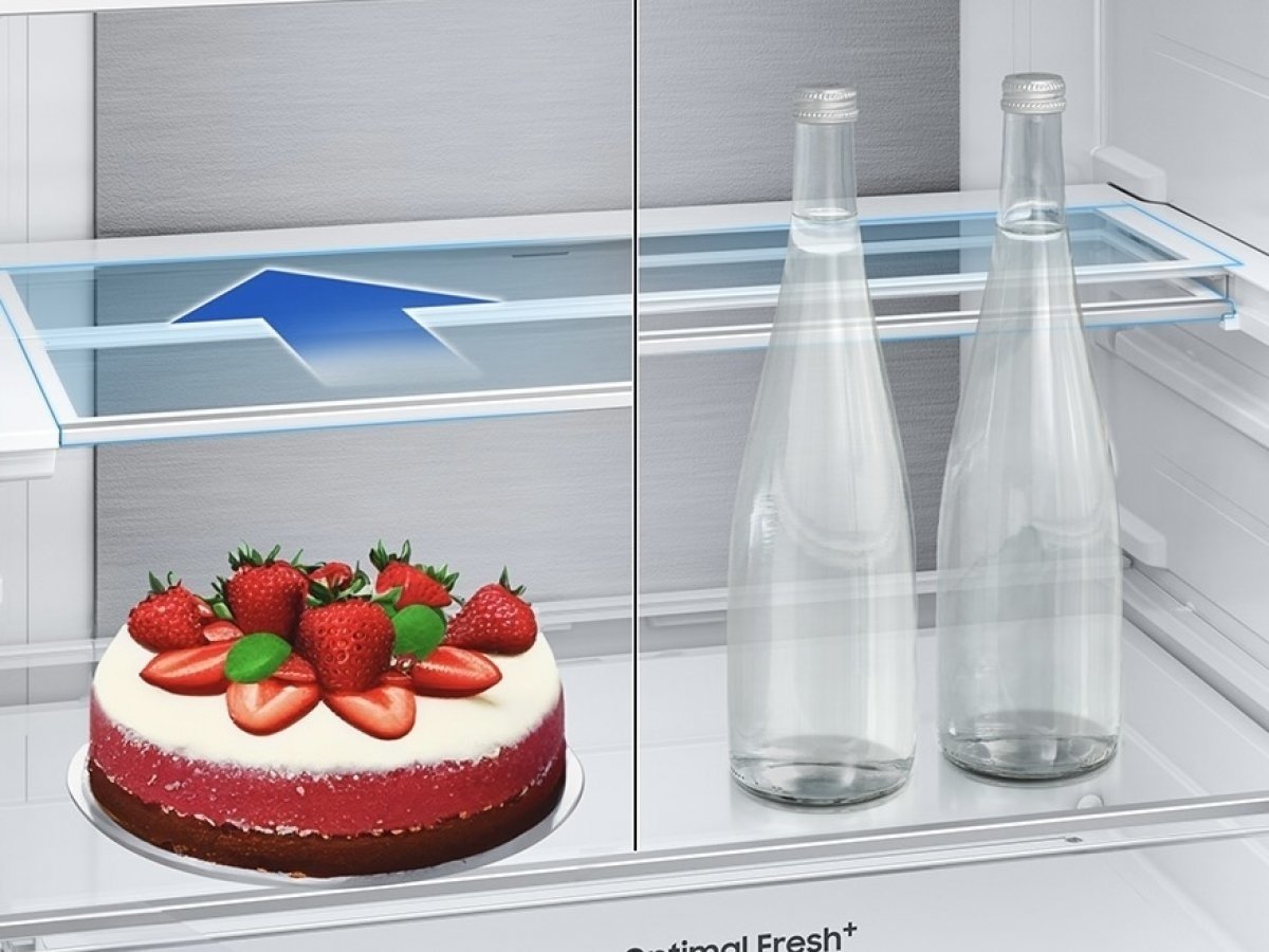 Dvojstupňová skladacia polica