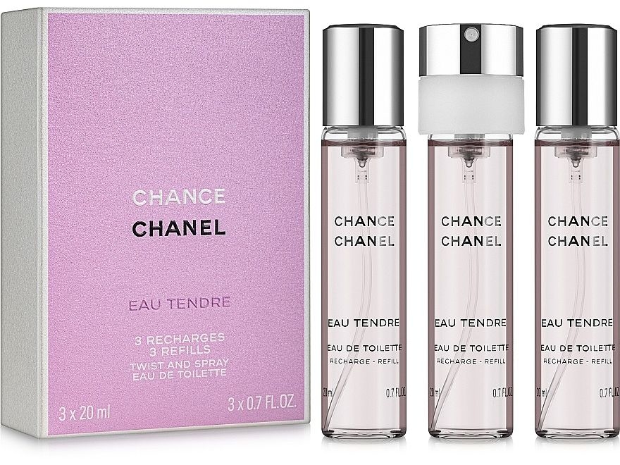 Chanel Chance Eau Tendre toaletná voda dámska 3 x 20 ml náplň od