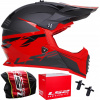 PRILBA LS2 MX437 FAST EVO CROSS ATV ROAR ČERVENÁ (PRILBA LS2 MX437 FAST EVO CROSS ATV ROAR ČERVENÁ)