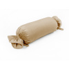 Biante Zamatový vankúš valec bonbon Velvet Prémium SVP-006 Pieskovo béžový 15x60 cm