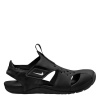 Nike Boys' Nike Sunray Protect 2 (PS) Preschool Sandal BLACK/WHITE 2Y