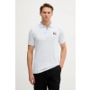 Bavlnené polo tričko Karl Lagerfeld s nášivkou, 553224.745710 modrá XXL