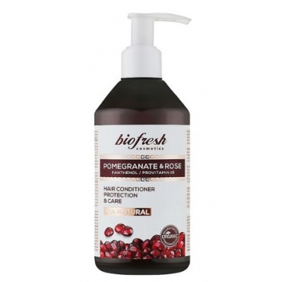 Bio Fresh Cosmetic Biofresh Ochranný kondicionér na vlasy s panthenolom a B5 Pomegranate & Rose 250ml
