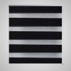 Roleta vzor zebra, 120 x 175 cm, čierna 240216