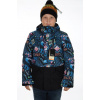 Detská bunda - Bunda Quiksilver veľkosť 12 (Quiksilver Black Patterned Jacket (12L))