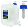 Kanister, bandaska - 20L vodná nádoba s ventilom mydla (Adblue refraktometra 4in1 + glycol E/P + elektrolyt)