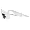 SHOKZ OpenMove Slúchadlá s mikrofónom Bezdrôtový Závesný, Náramok na krk Hovor / hudba USB Typ-C Bluetooth Biela (AS660AW)