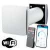 TwinFresh Atmo mini Wi-Fi - Lokálna rekuperačná jednotka, ø100mm, 25m³/h, diaľkový ovládač, WiFi + app