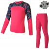 SENSOR MERINO IMPRESS SET magenta/floral - 130