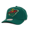 Kšiltovka Mitchell & Ness - Minnesota Wild - Team Ground 2.0 Pro Snapback - Hunter Green velikost One Size (56-59 cm)