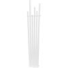 Mexen Omaha dekoratívny radiátor 1800 x 420 mm, 655 W, Biela - W208-1800-420-00-20