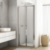 RONAL DIVERA Zalamovacie dvere aluchróm bielej linky D22KSM15088