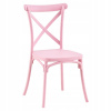 Stoličky KONDELA plast Savita ružová