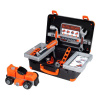 Smoby B&D Kufrík Bricolo s autom a náradím 36x29x29 červená
