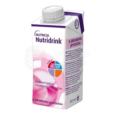 Nutridrink s jahodovou príchuťou 24 x 200 ml