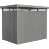Biohort Plechový domček HighLine H2 stand. dvere, krem.sivá, 275 x 195 x 222 cm