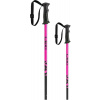 Detské lyžiarske palice Leki Rider - black/rhodamine red/white 105 čierna,ružová 2025/26