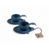 Vega KTELM Kupilka Slow down set Blue 2 x KUPILKA 21 cup, 2 x KUPILKA 14 small plate and 2 x teaspoon