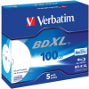 Média VERBATIM BD-R XL 100GB, 4x, printable, jewel case 5 ks (43789)