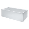 LAUFEN Pro pravouhlá vaňa akrylátová (s konštrukciou a pravým L panelom), odtok v strede, 1900 x 900 x 620 mm, s rámom, senzorové ovládanie, vzduchová a vodná masáž, LED osvetlenie, biela, H2349560006