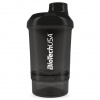BioTech šejker 300 + 150 ml čierny