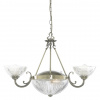 Searchlight - 4775-5AB WINDROR II - luster - rebrované sklo - mosadz