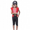 Kostým pre chlapca- Arpex pirátsky kostým 92-104 (Zamaskujte pirátsku halloweenskú čiapku)