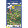 Ručně malovaná cyklomapa Vsetínsko