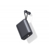 Swissten Power Bank 20 000 mAh s integrovanými káblami USB-C a Lightning vesmírne strieborná